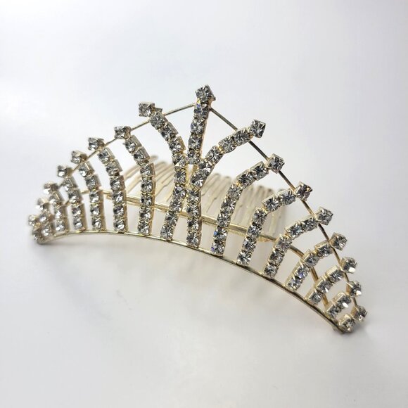 Mini Tiaras with Pearls and Fashion Crystals main image 9